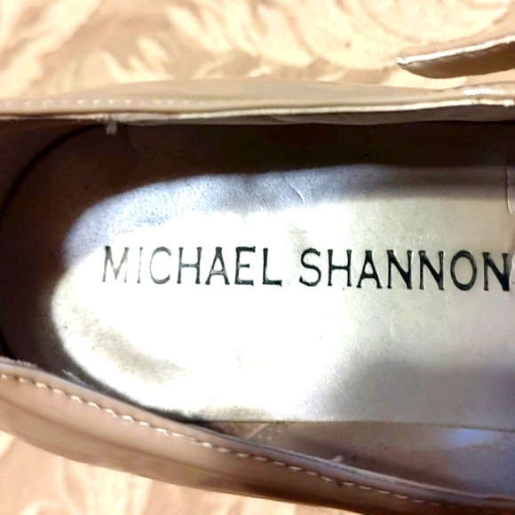 🤎Elegant Vintage Mink Blush Genuine Patent Leather Mary Jane Kitten Heels - 7.5 - Picture 14 of 15